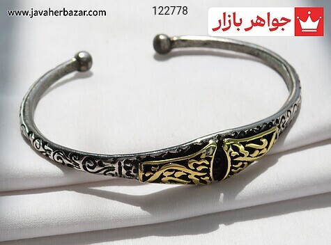 دستبند طلاروس رنگ ثابت [یا حسین ع] - 122778